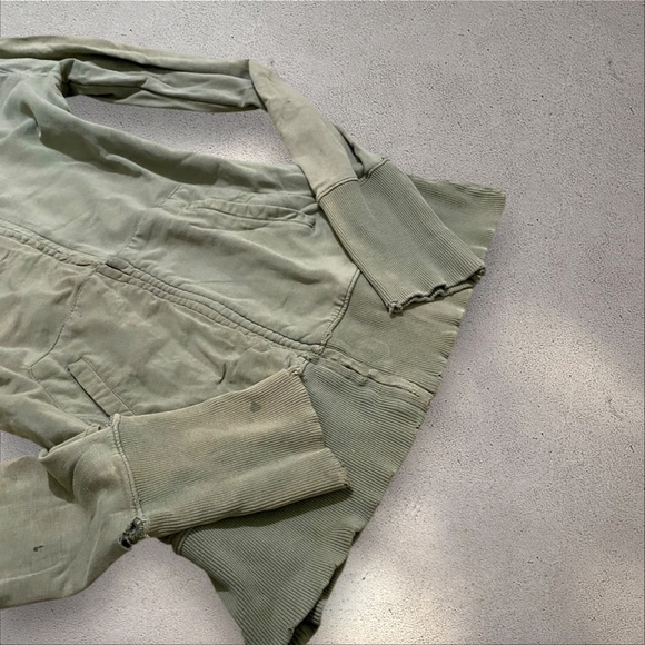 Vintage Ed Hardy Olive Green Tiger Full Zip Hoodie - Picture 8 of 10